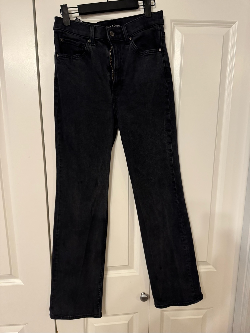 Aritzia Black Straight-Leg Jeans